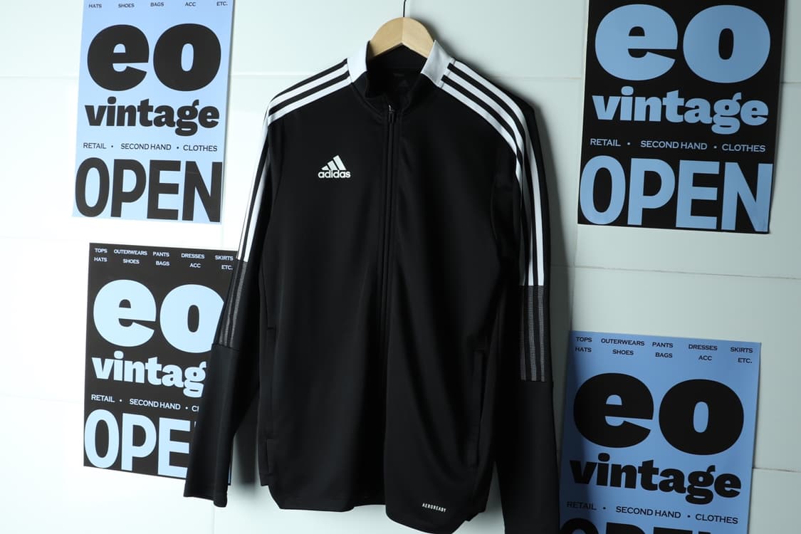 (XL-2XL) 아디다스 집업 바람막이 점퍼자켓 삼선 박시-H32705 상품이미지2