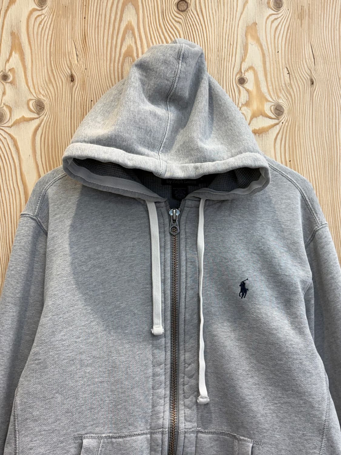 폴로 랄프로렌 와플 투웨이 후드집업 상품이미지2