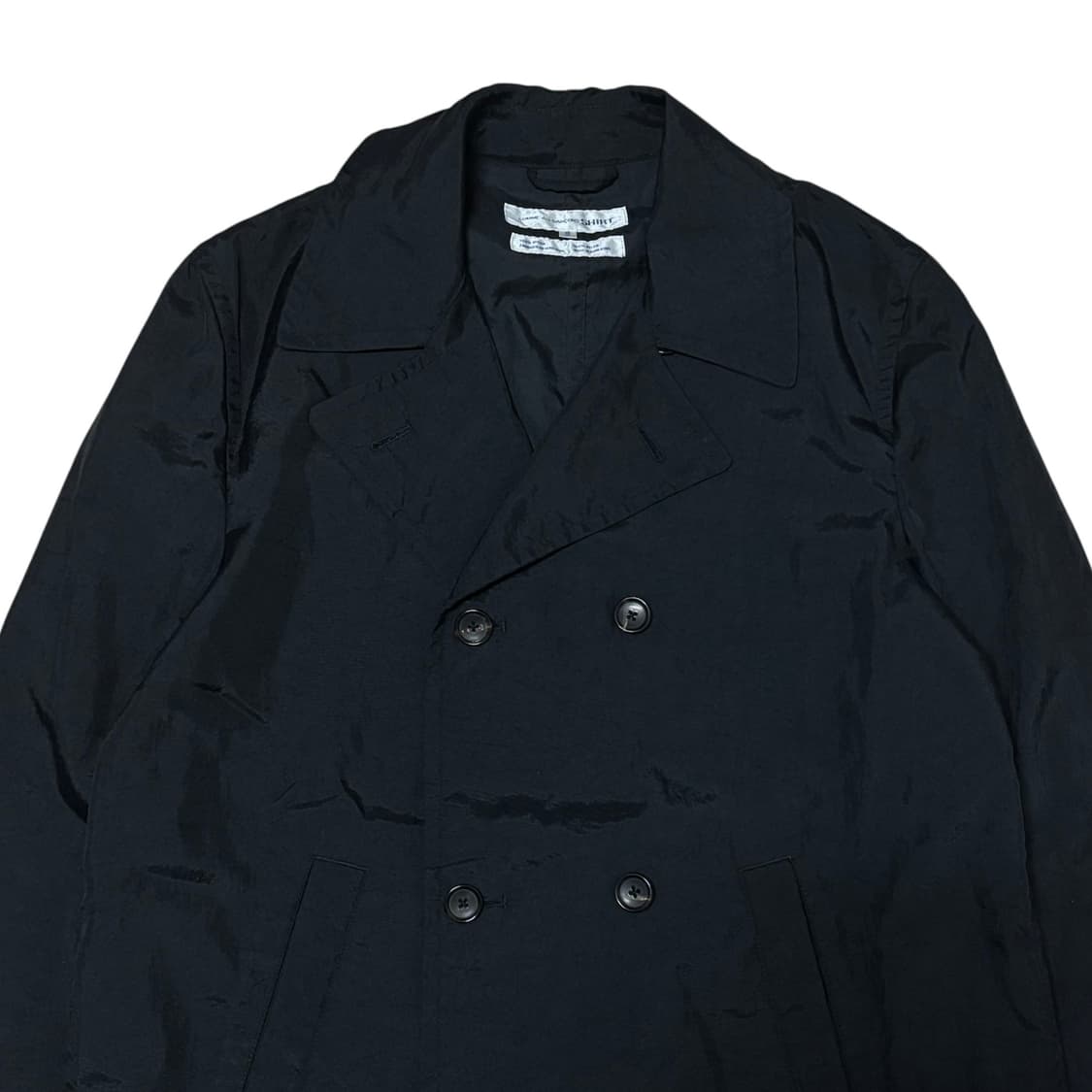 [S] 꼼데가르송 셔츠 나일론 피코트 상품이미지2