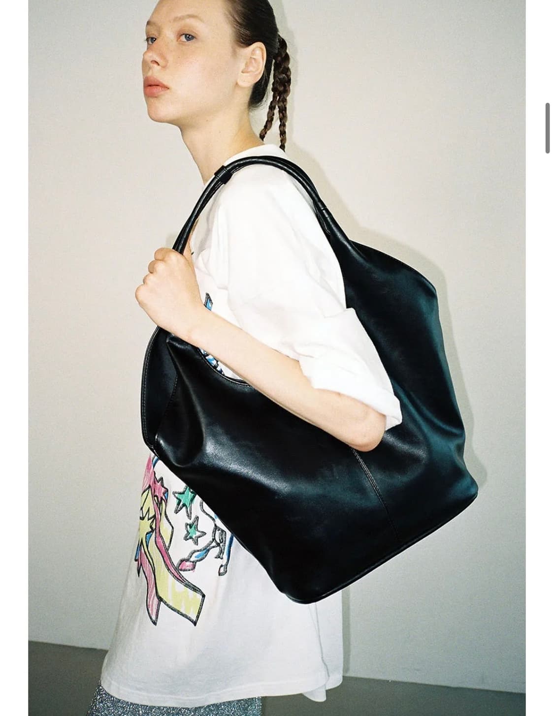 여밈 vase bag 블랙 상품이미지2