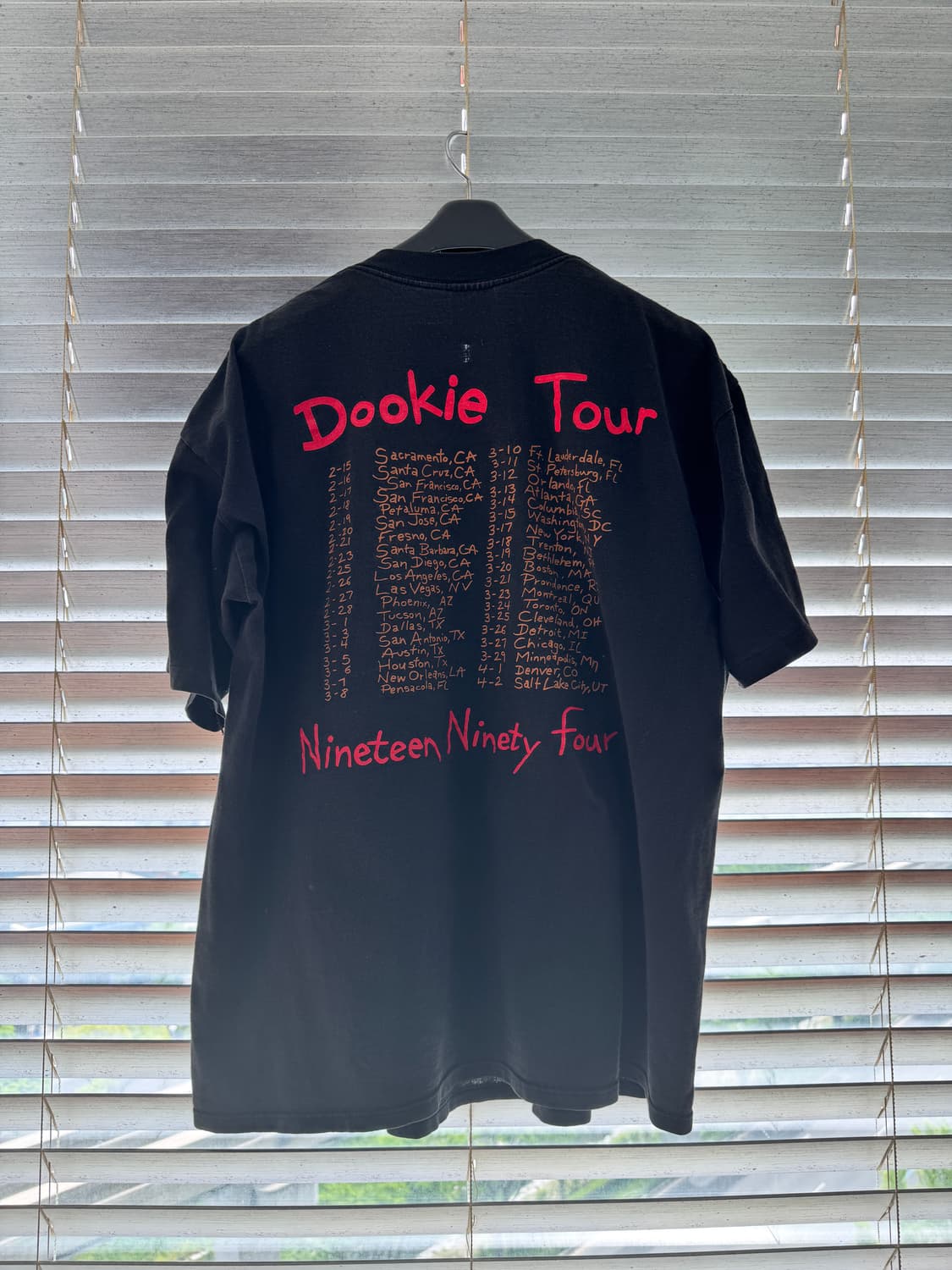 [XL] 90s 그린데이 Dookie 빈티지 밴드티 상품이미지2