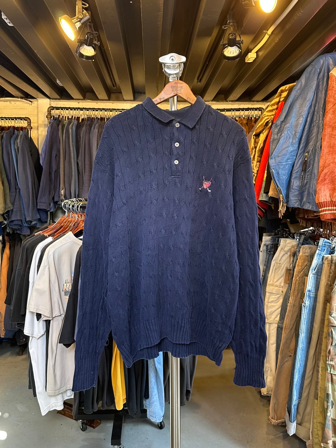 폴로 랄프로렌 헤비 케이블 니트 상품이미지1