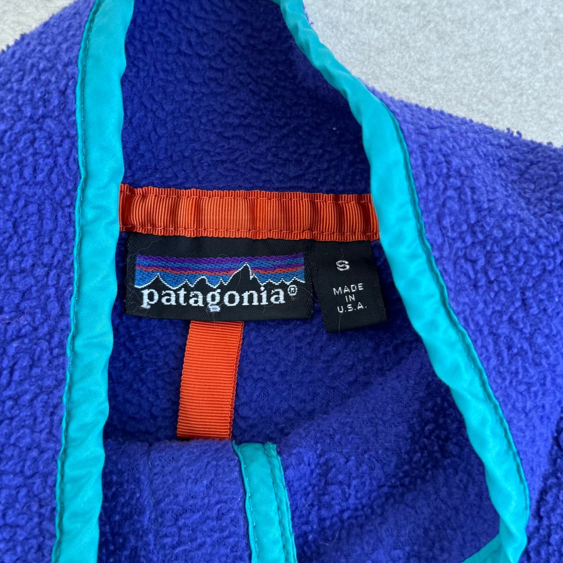 파타고니아 신칠라 퍼플 S, made in usa 상품이미지3