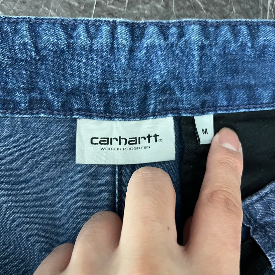 칼하트 WIP 세미와이드 알리마 배색 팬츠 상품이미지6