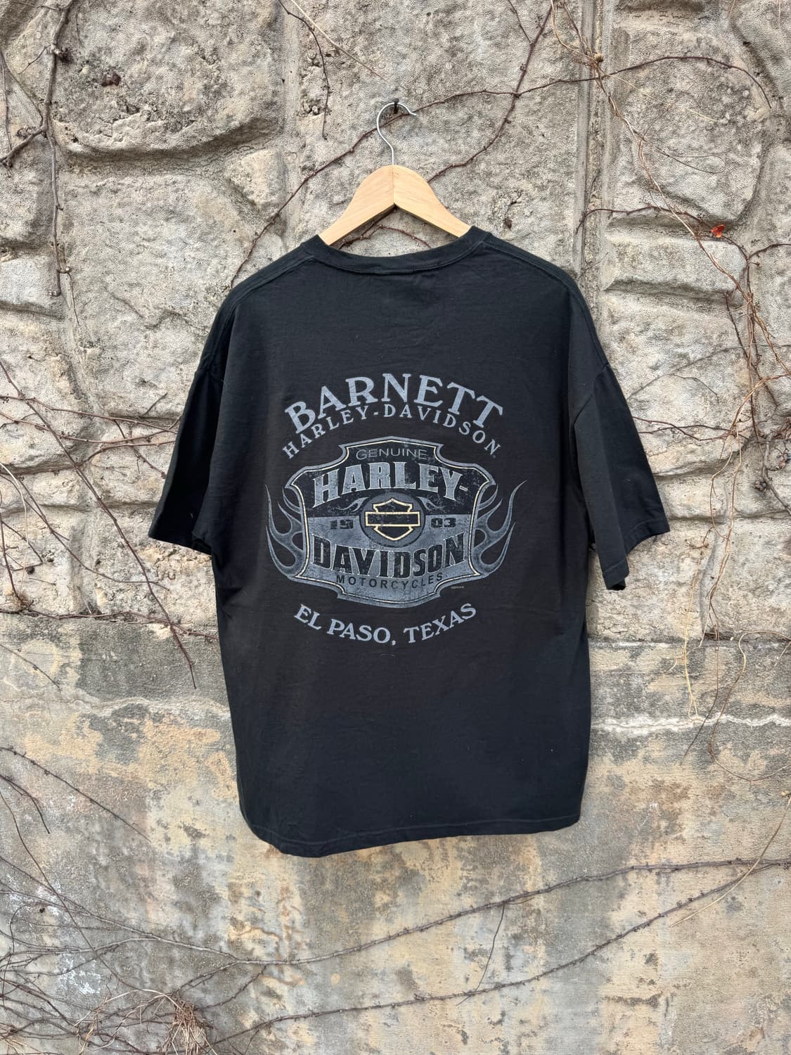 할리데이비슨 빈티지 2010 usa 헤인즈 프린팅 반팔 티셔츠 xl 상품이미지2