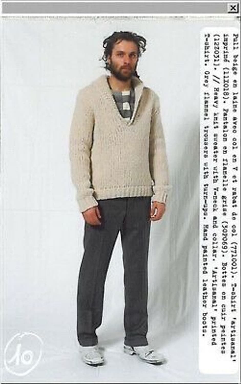 01AW Artisanal Trompe-l’œil Long sleeve 상품이미지3