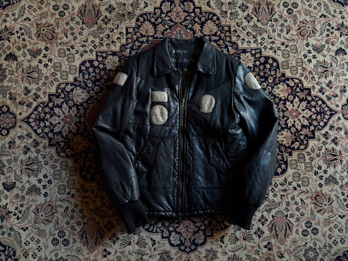 조르지오 브라토 A-2 플라이트 레더 자켓 100 상품이미지1