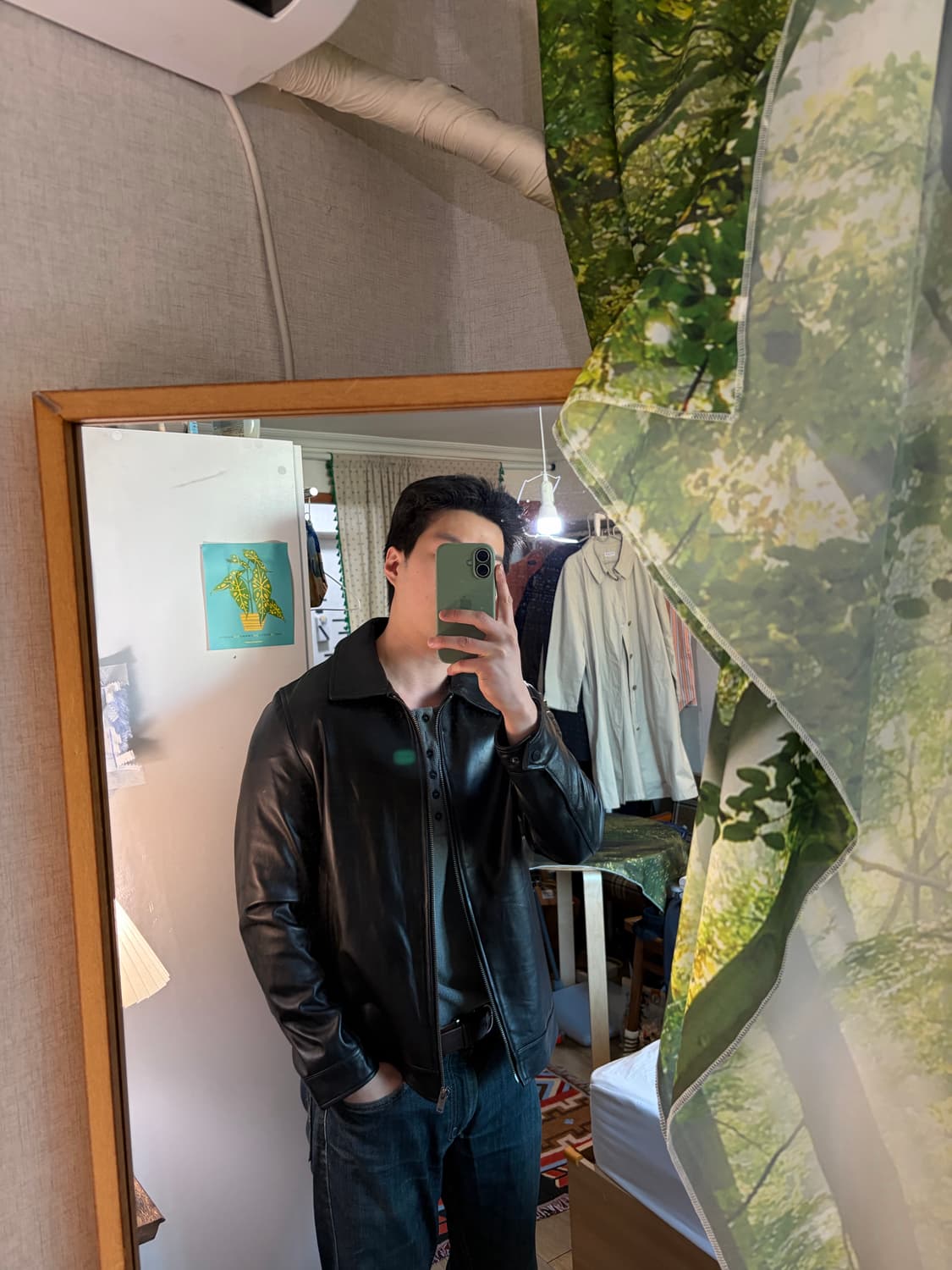 100) 양가죽 싱글라이더 레더자켓 상품이미지3