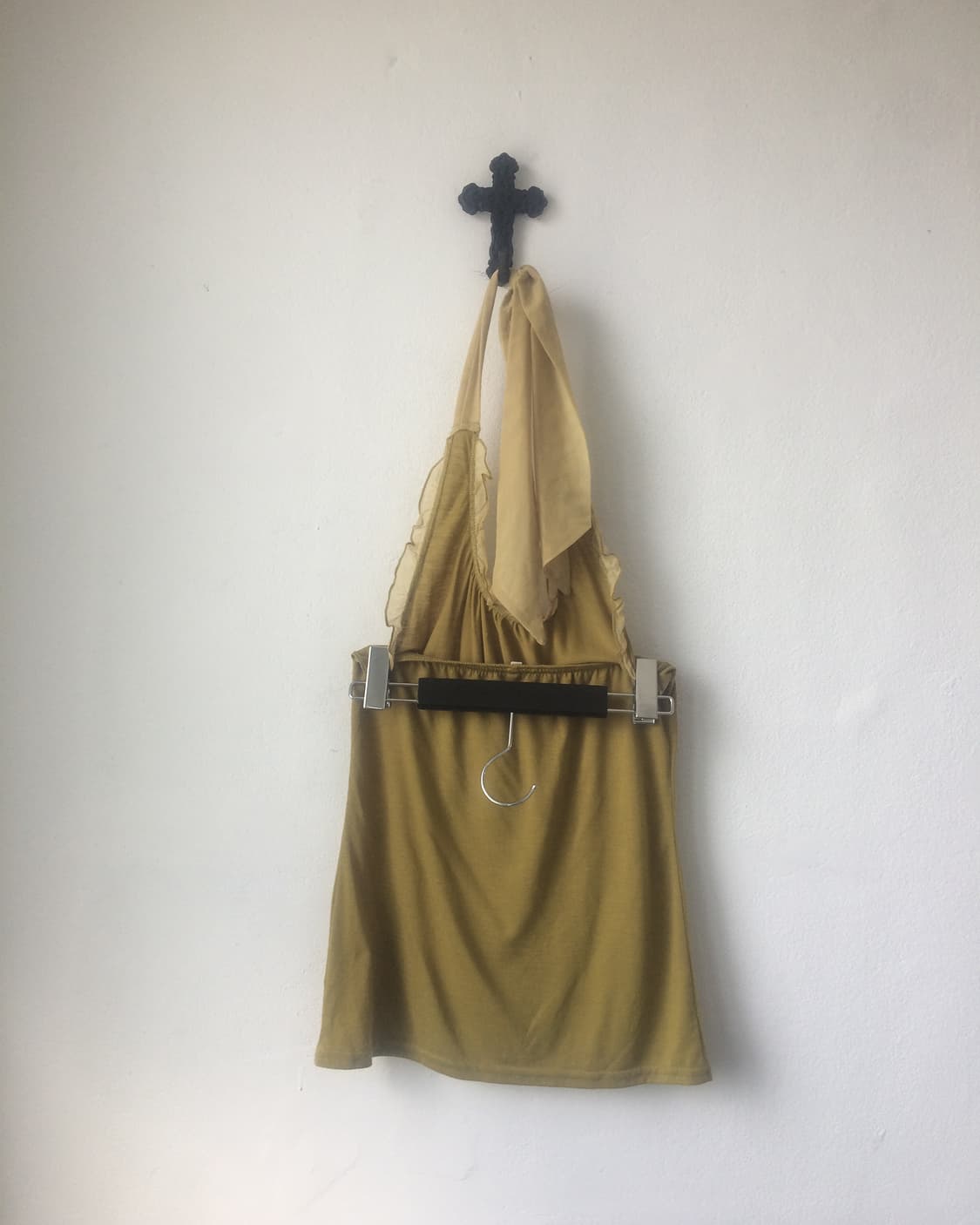 Holter neck frill top 상품이미지3