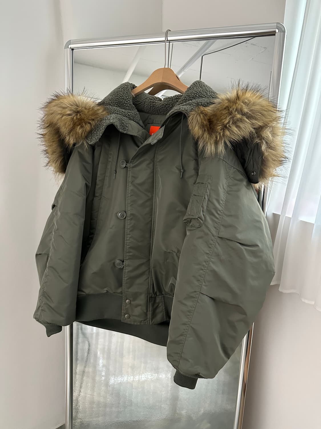 BeAMS 빔즈 N2B N3B 프리마로프트 퍼 항공 점퍼 플라이트 자켓  상품이미지3