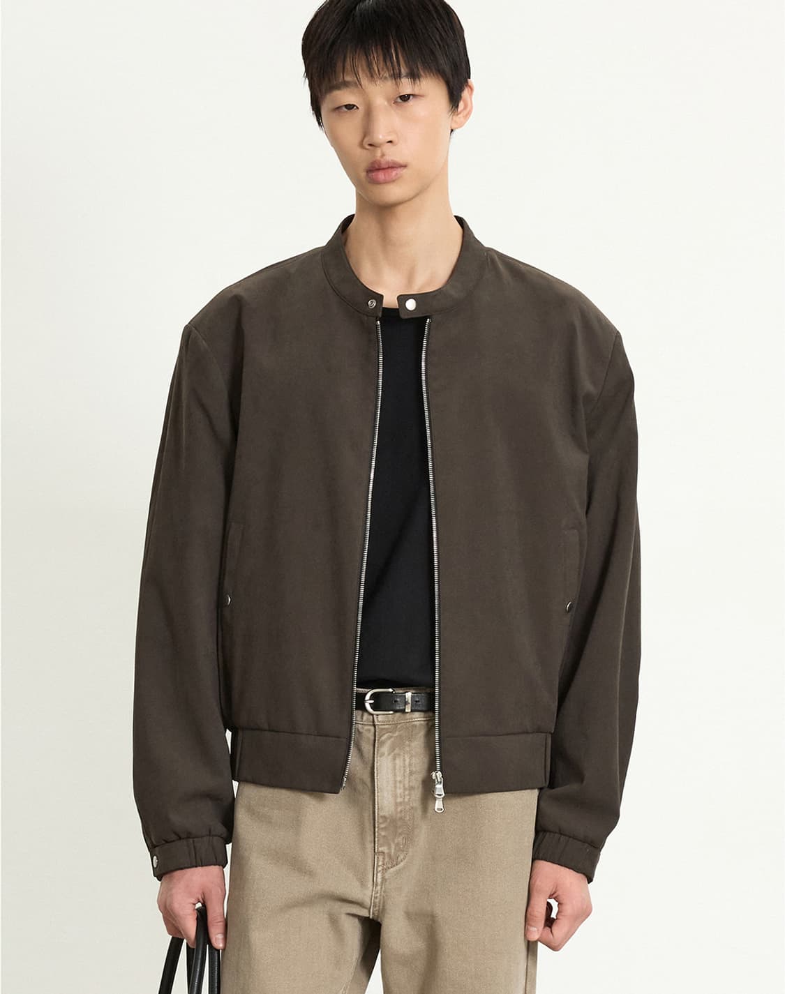 (새상품) TNGT 빈티지 숏 점퍼 카키 95 상품이미지1