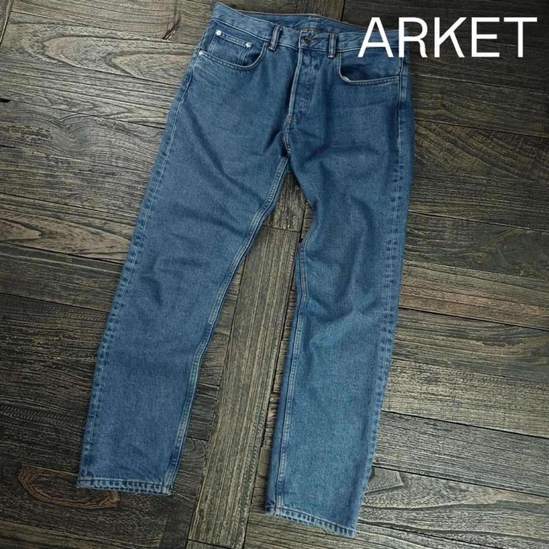 [아르켓] 슬림 스트레이트 데님 팬츠 청바지 M1917 상품이미지1
