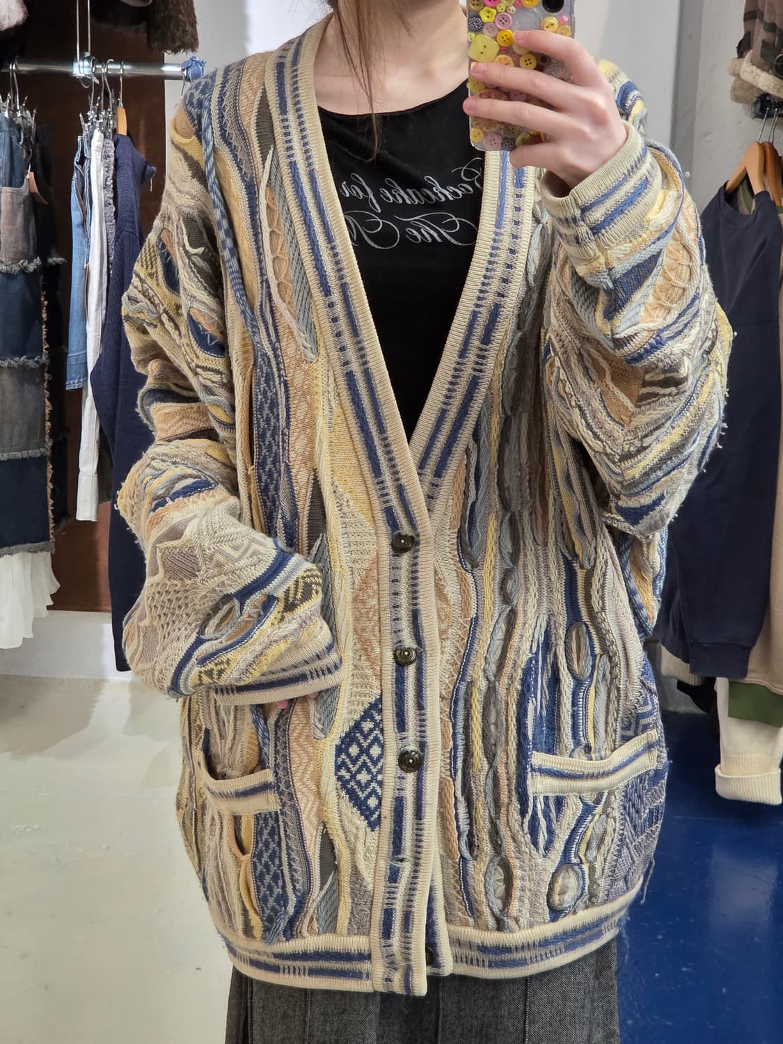 Coogi 쿠지 오스트레일리아 케이블 가디건 상품이미지1