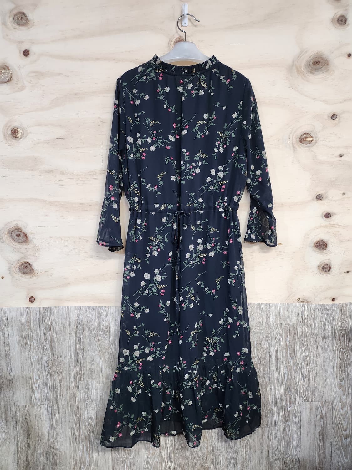 167) 플라워 쉬폰 롱 원피스 상품이미지2