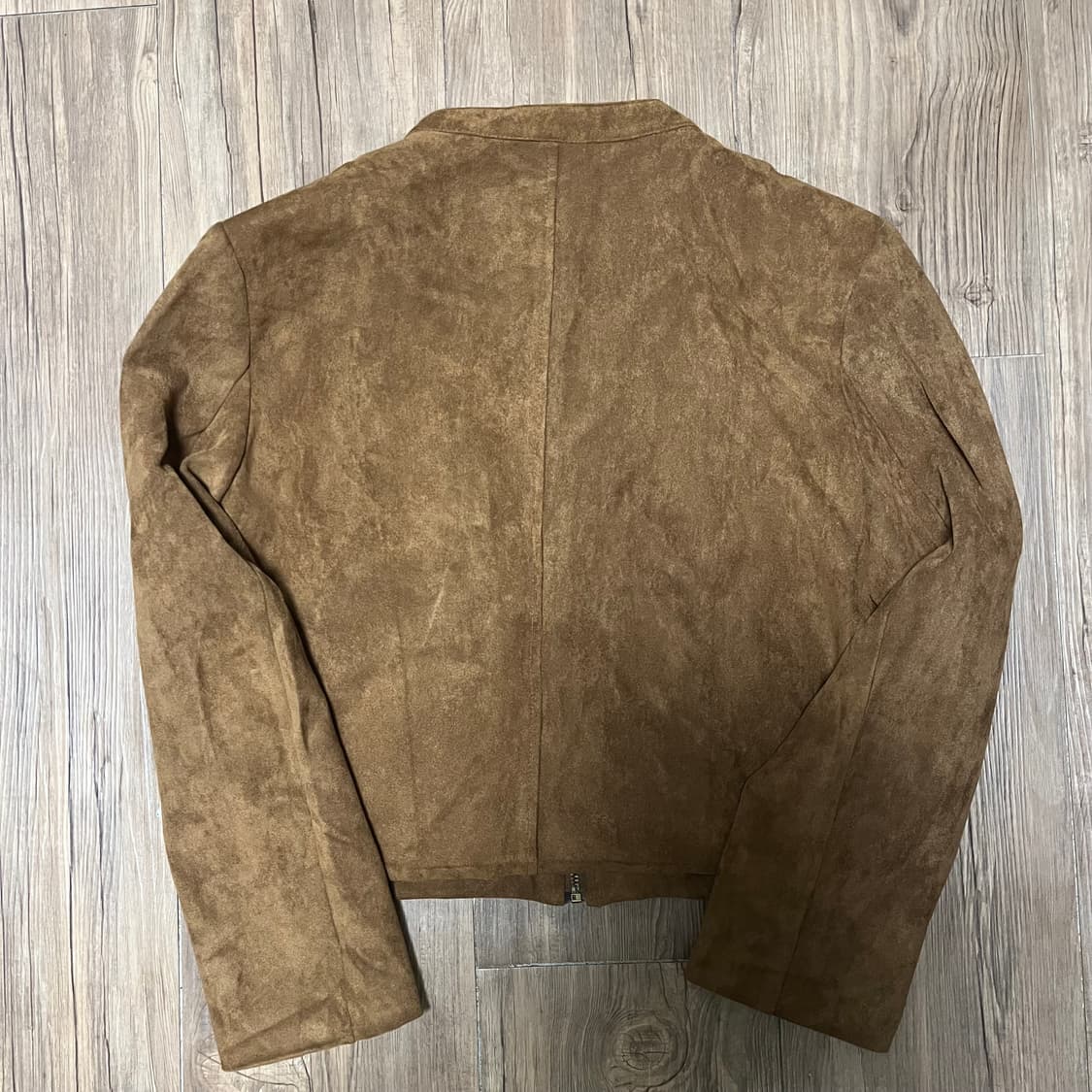 vintage suede blouson(dark brown) 상품이미지4