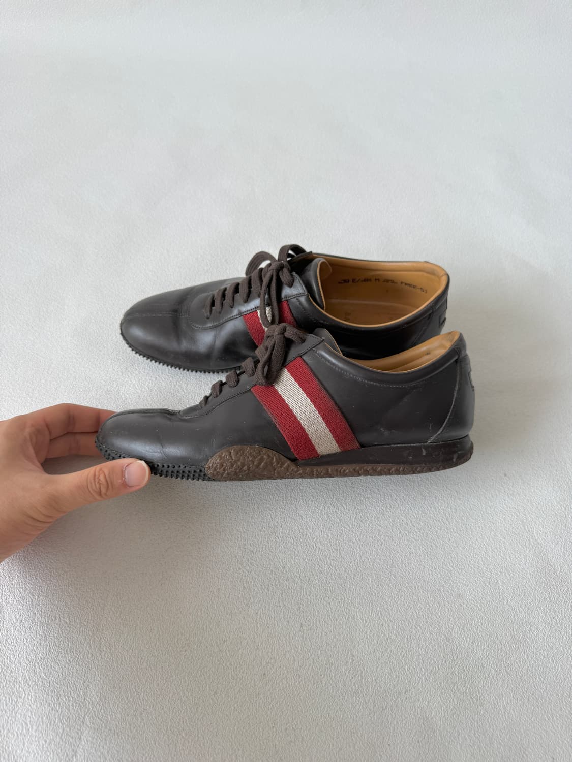 [EU39]발리(BALLY) 레더 스니커즈 상품이미지1