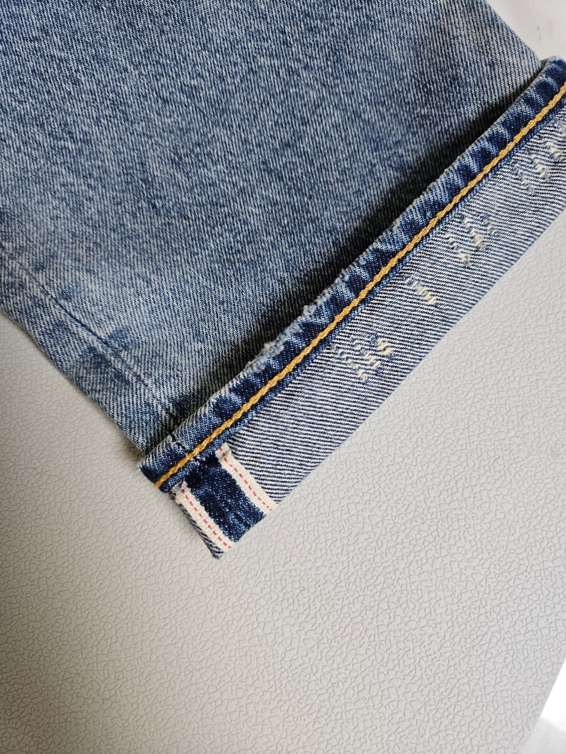 리바이스 501 터콰이즈 터키석 리벳 셀비지 데님 [32 x 30] 상품이미지7