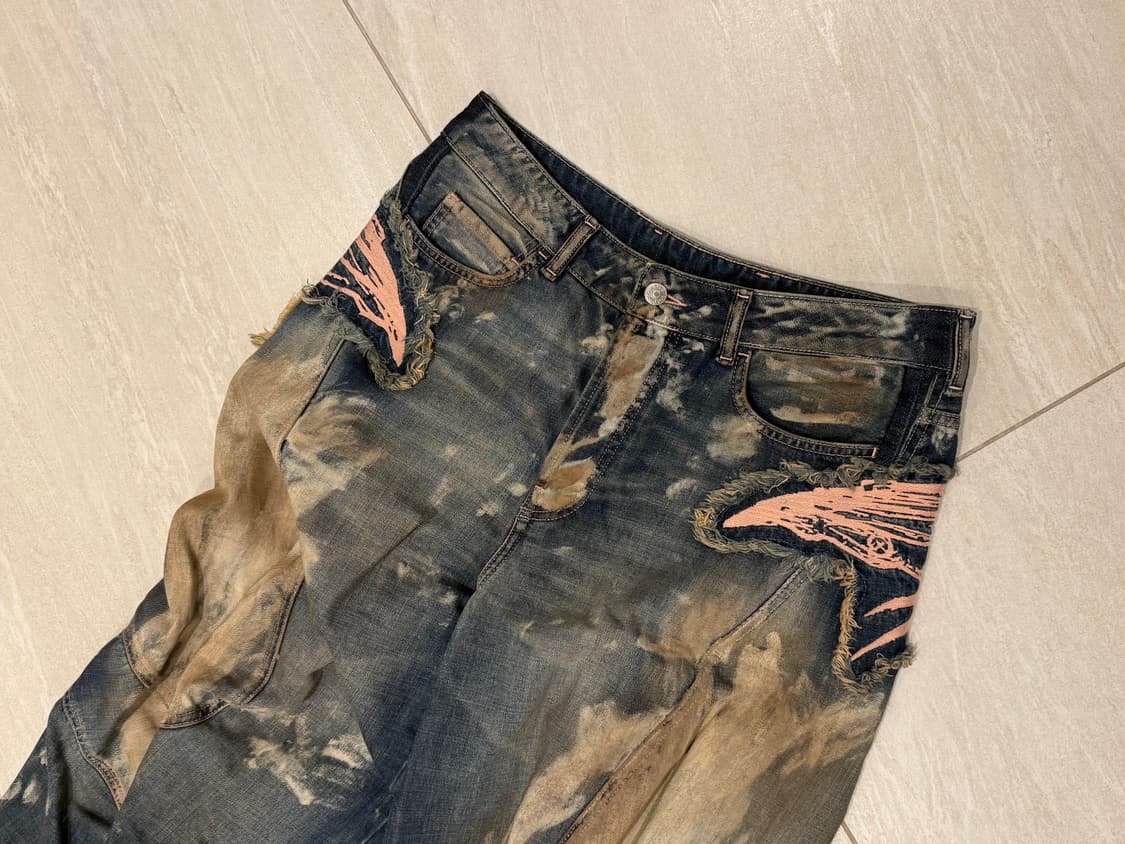 Acne Studios 버터플라이 데님 팬츠 상품이미지5