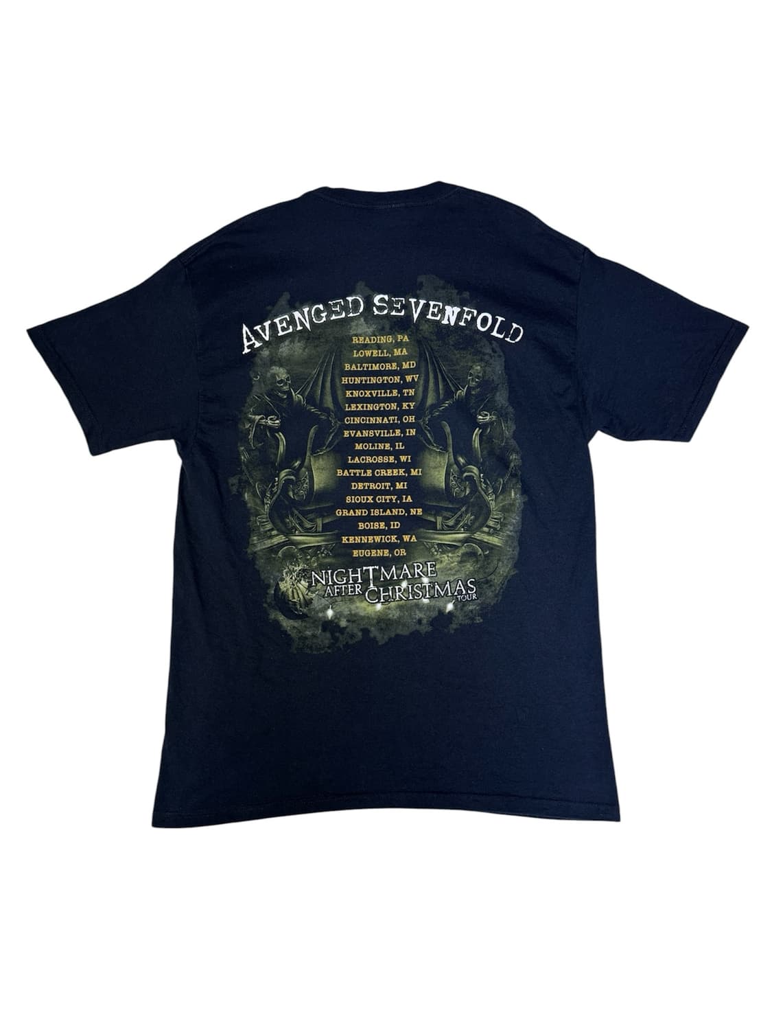빈티지 어벤지드세븐폴드 AVENGED SEVENFOLD 투어티 L 상품이미지5