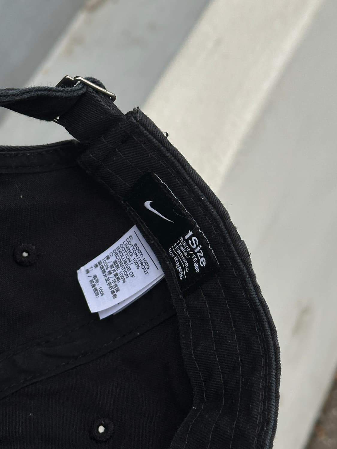 [M] 나이키 퓨추라 블랙 볼캡 모자 상품이미지6