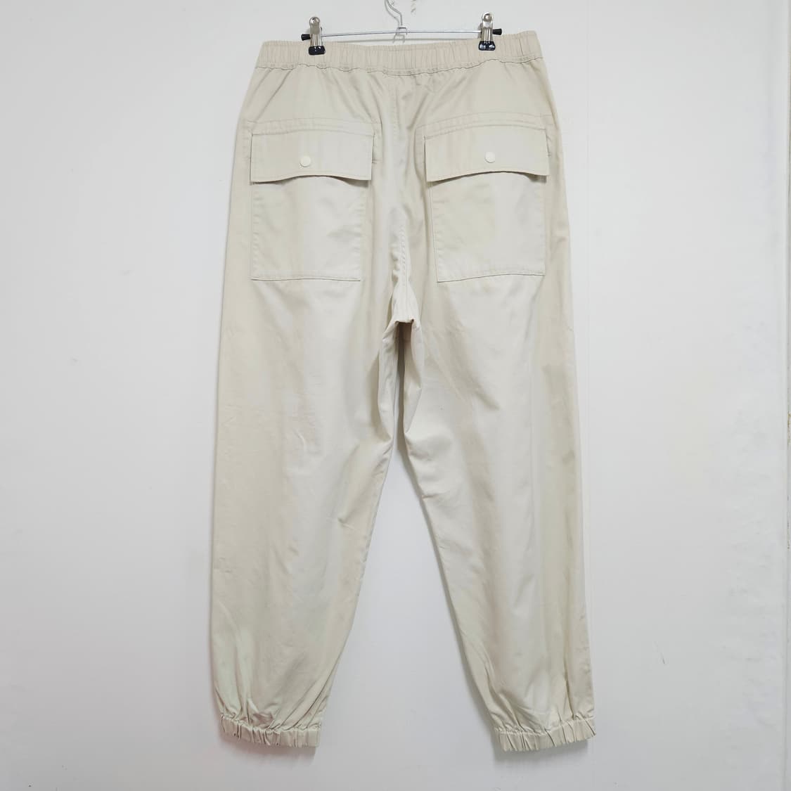 유니클로U 와이드피트 조거팬츠 아이보리 M 상품이미지2