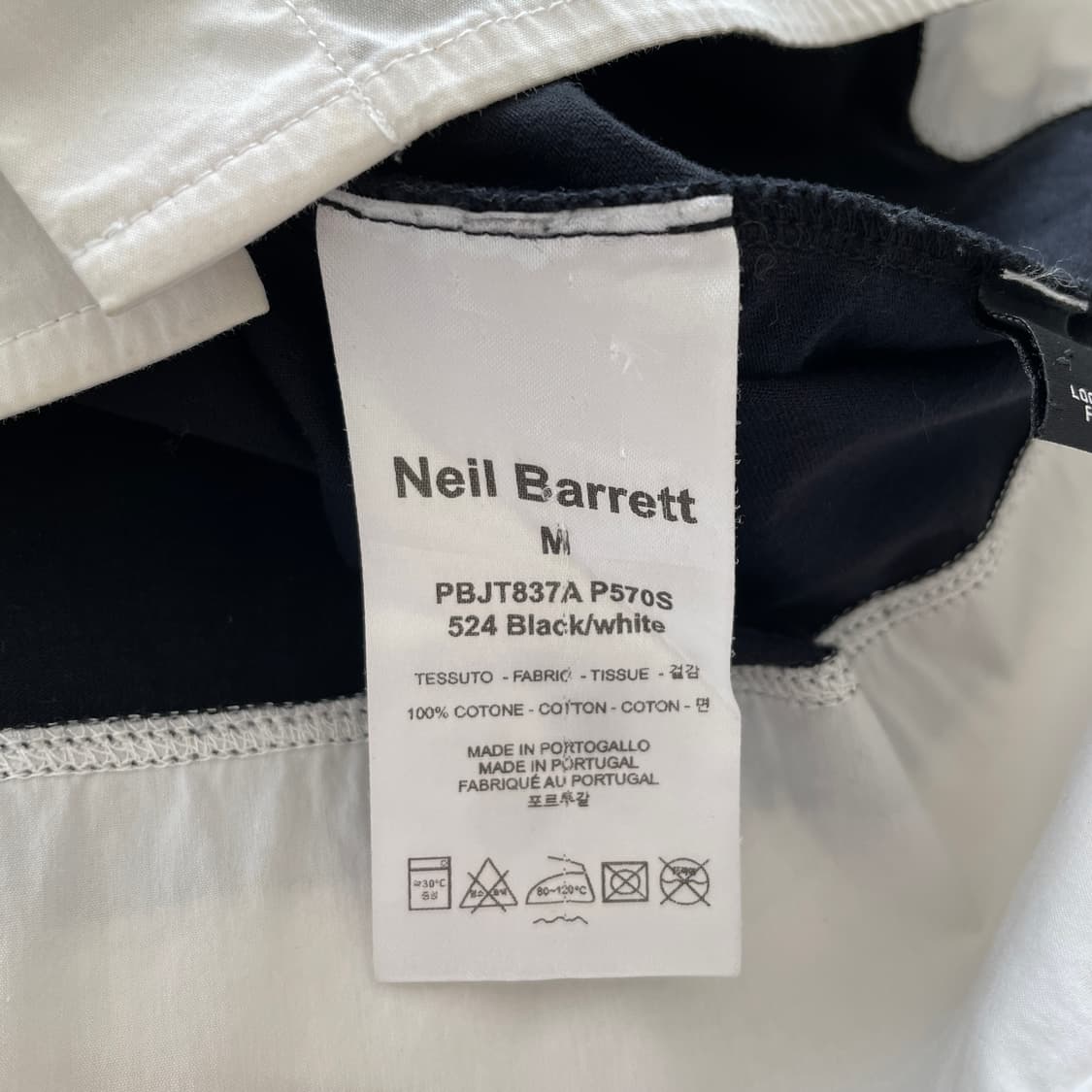 닐바렛 하단 셔츠 레이어드 블랙 반팔 티셔츠 상품이미지10