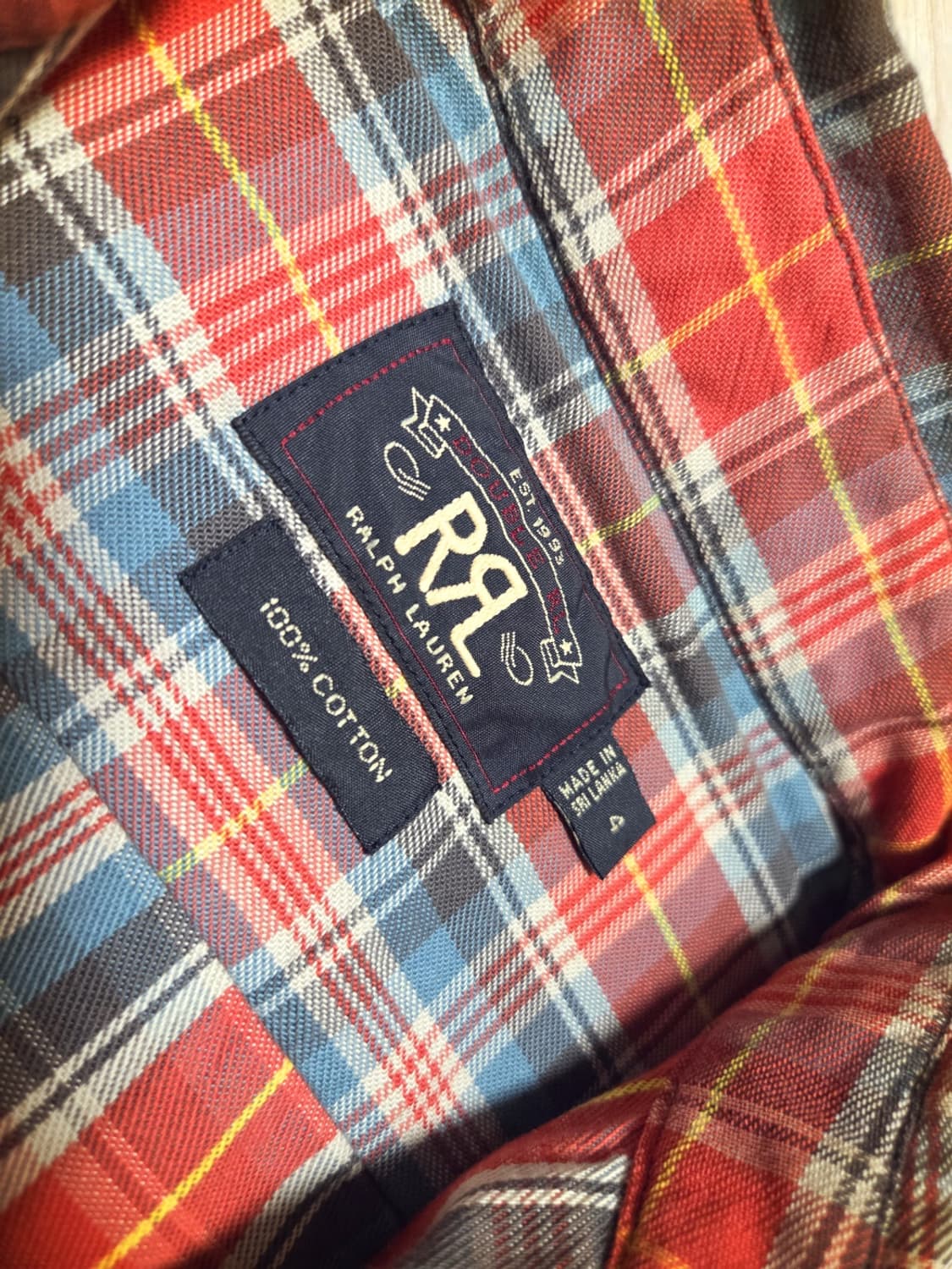 RRL 더블알엘 체크 셔츠 [Size 4] 상품이미지3
