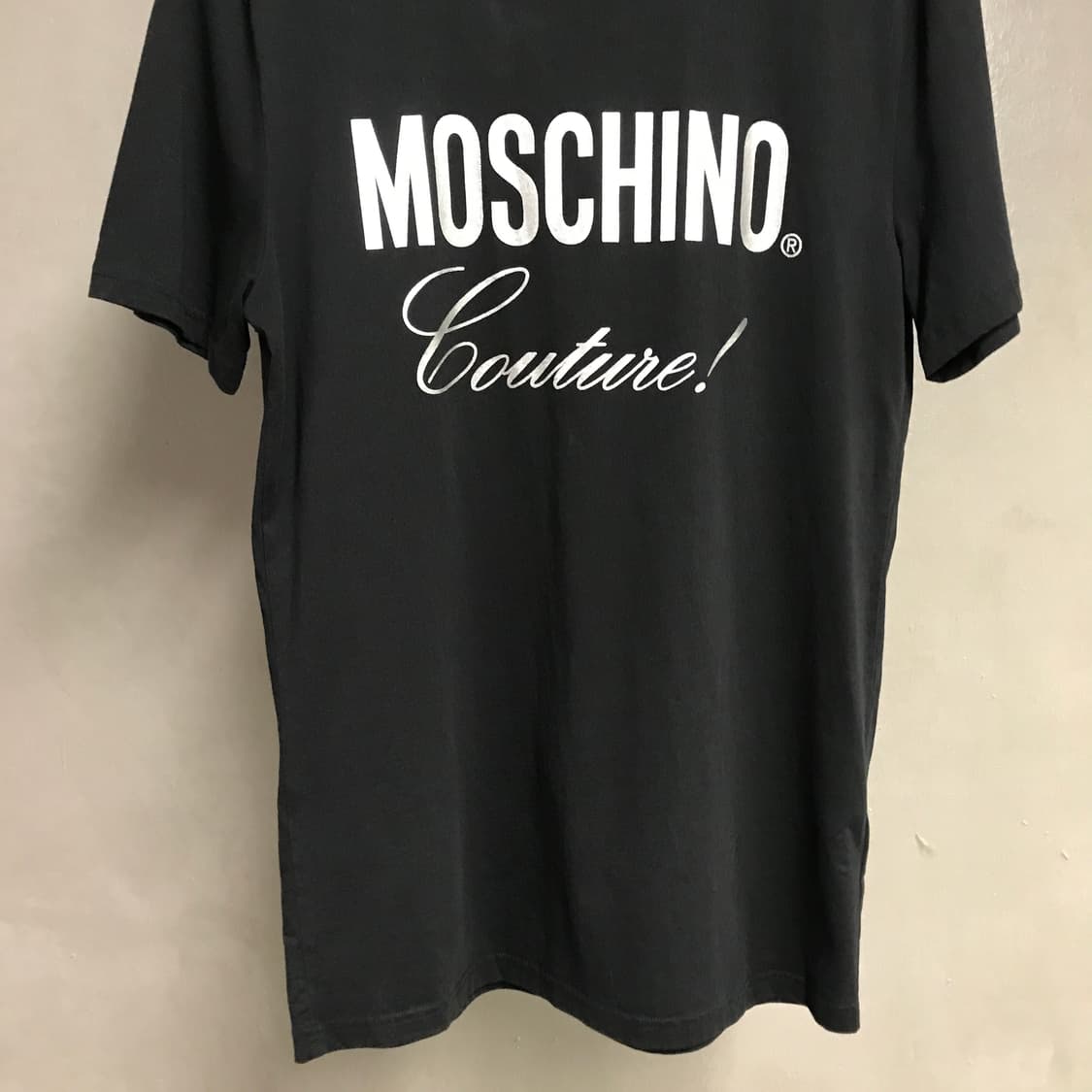 모스키노 블랙 반팔 티셔츠 95 상품이미지3