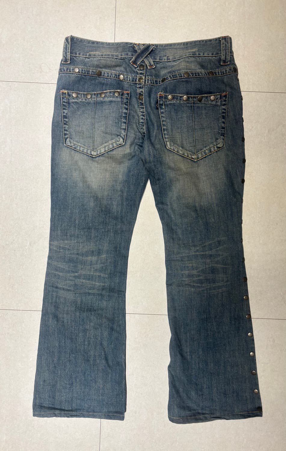 뱅크시 부츠컷 데님 상품이미지2