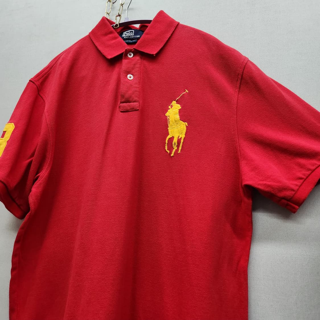 폴로랄프로렌 금장 빅포니 자수 반팔카라 XXL(L) 상품이미지3