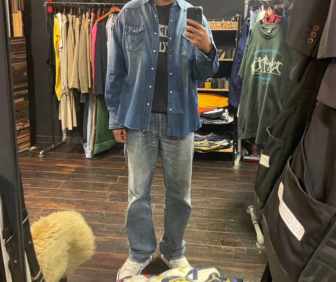 랭글러 웨스턴 데님셔츠 상품이미지9