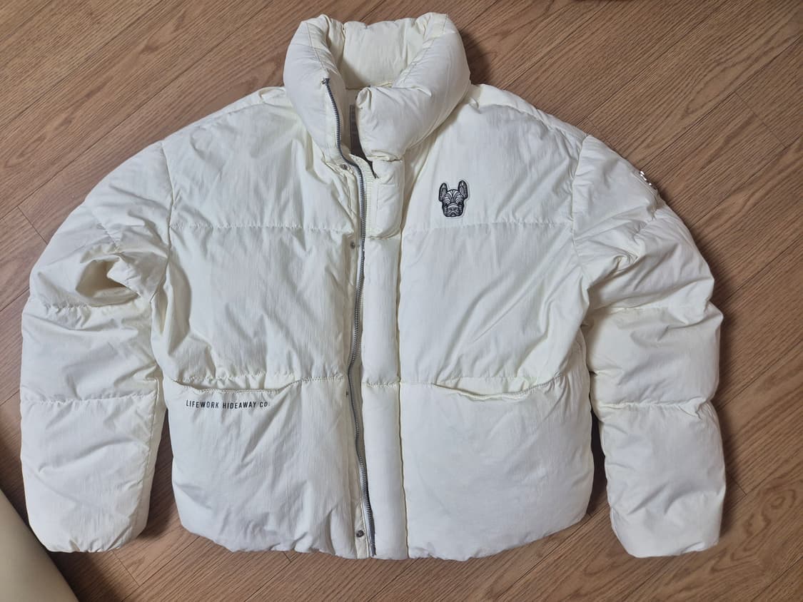 라이프워크 여성 숏패딩 S 오프화이트 상품이미지1