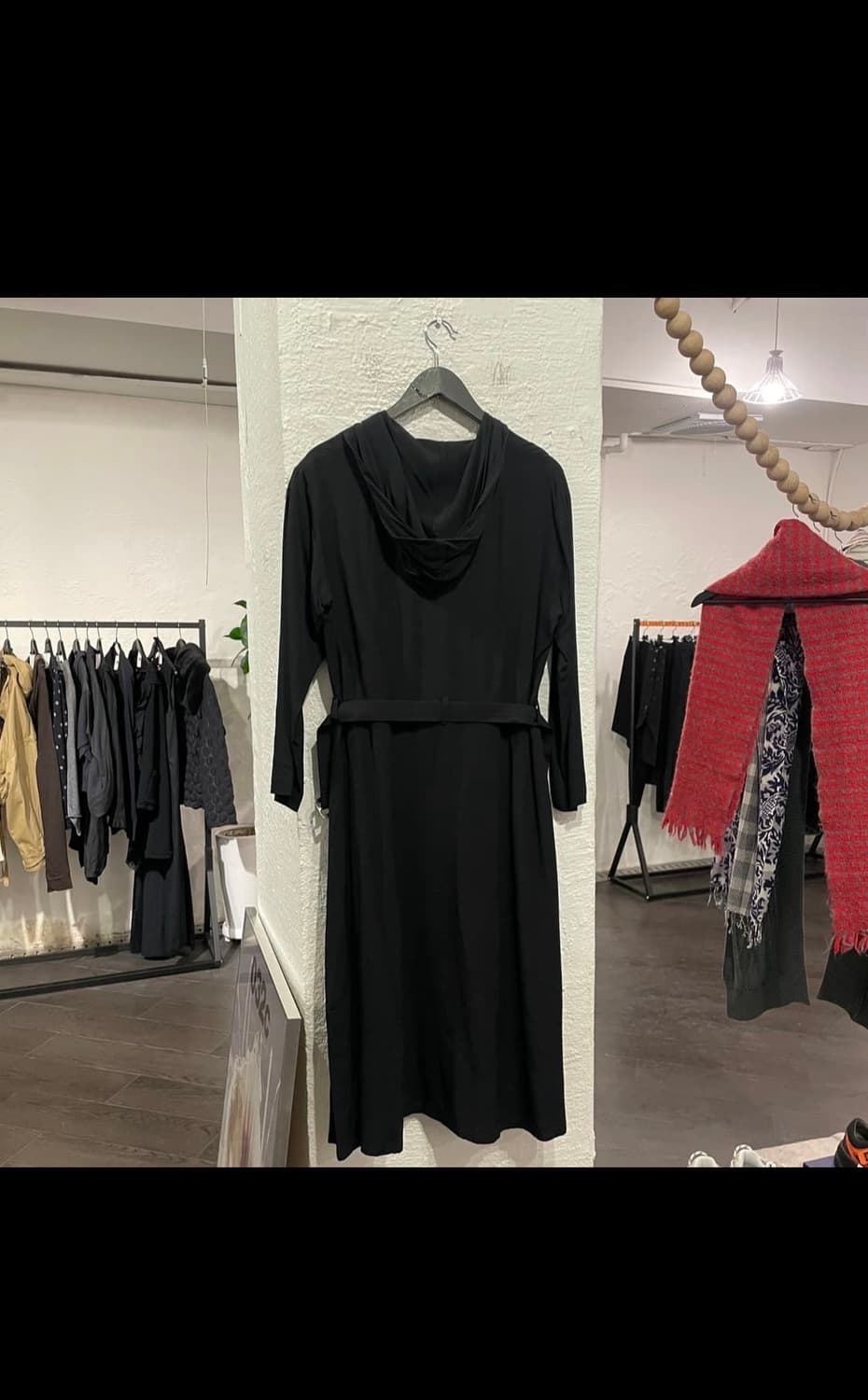 요지야마모토 후디드 롱셔츠 상품이미지2