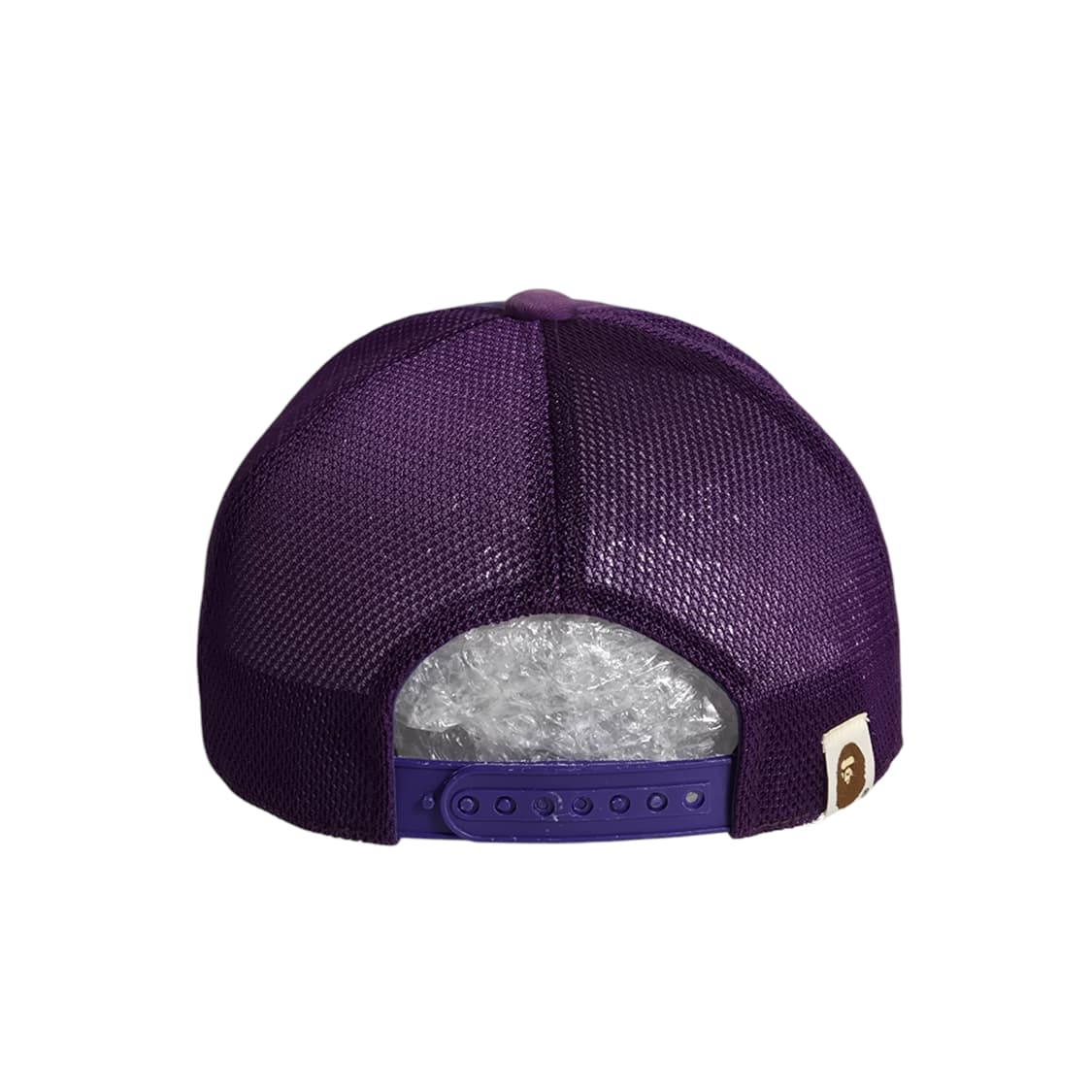 BAPE) 아카이브 베이프 퍼플 카모 에이프 헤드 매쉬캡 상품이미지4