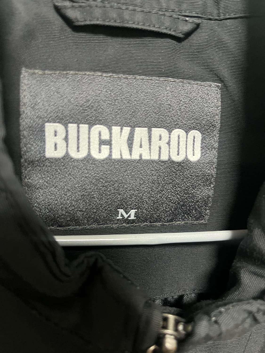 버커루 블랙 봄버 자켓 M 상품이미지6