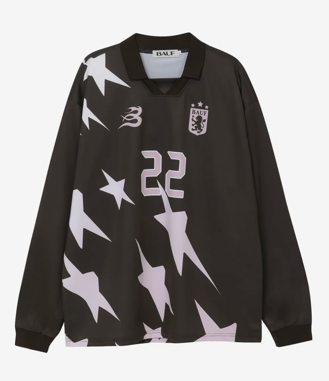 바우프 STAR 넘버링 싸커 유니폼 풋볼 져지 [브라운] 상품이미지1