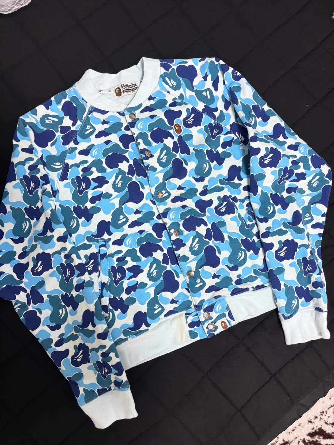 베이프 블루카모 블루종 자켓 M 상품이미지1