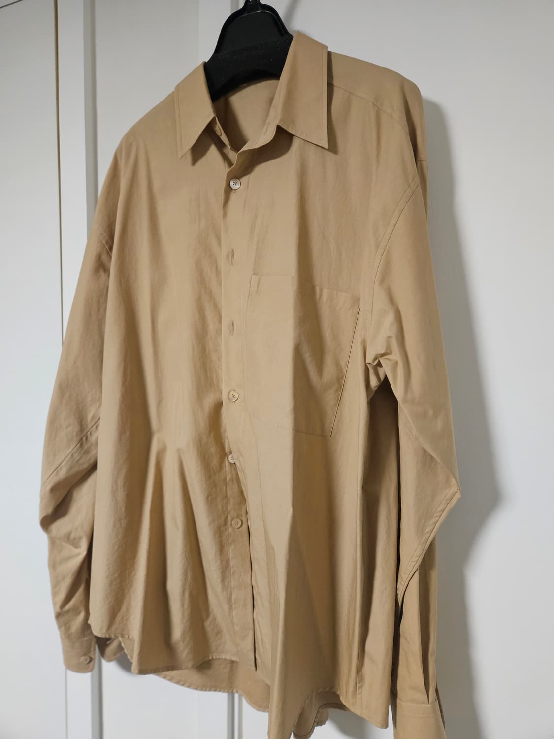 오라리 핀스 트윌 빅 셔츠 5사이즈 상품이미지1