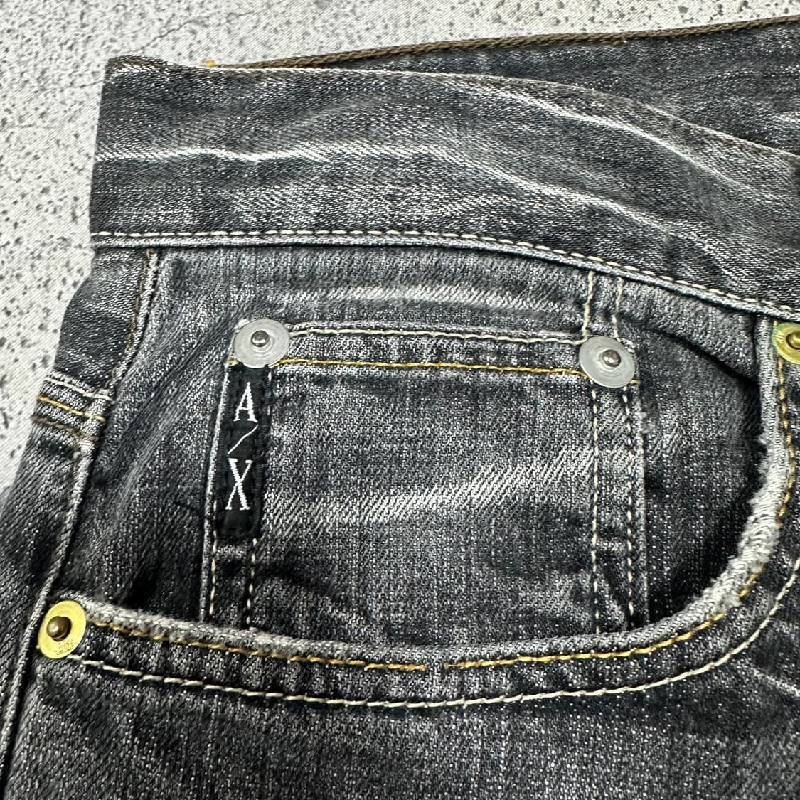 ✨ (바배) 아르마니 익스체인지 데님 팬츠 상품이미지3