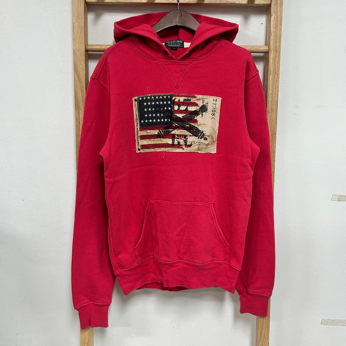 폴로 진스 컴퍼니 성조기 패치 후드티 상품이미지3