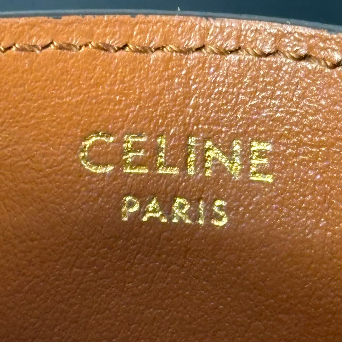 (풀구성,정품)셀린느 트리옹프 램스킨 카드홀더 지갑 상품이미지8