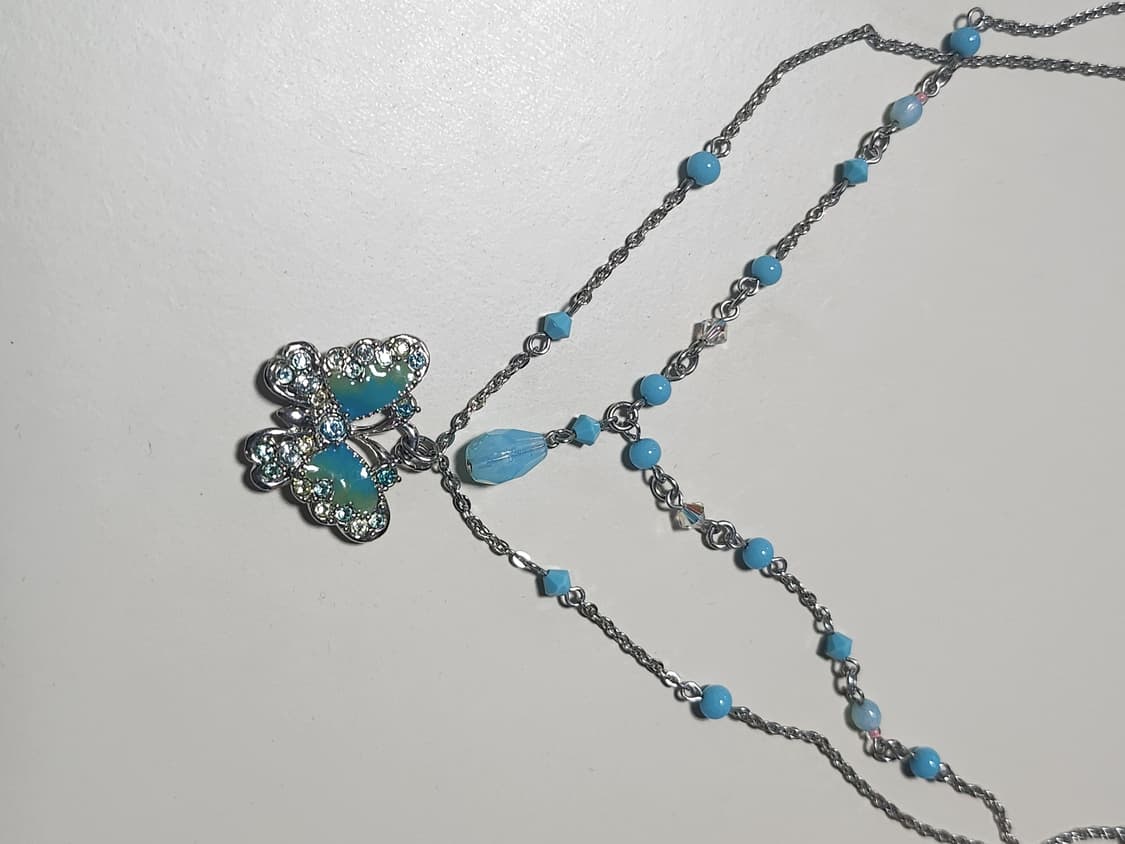 안나수이 나비 목걸이 상품이미지1