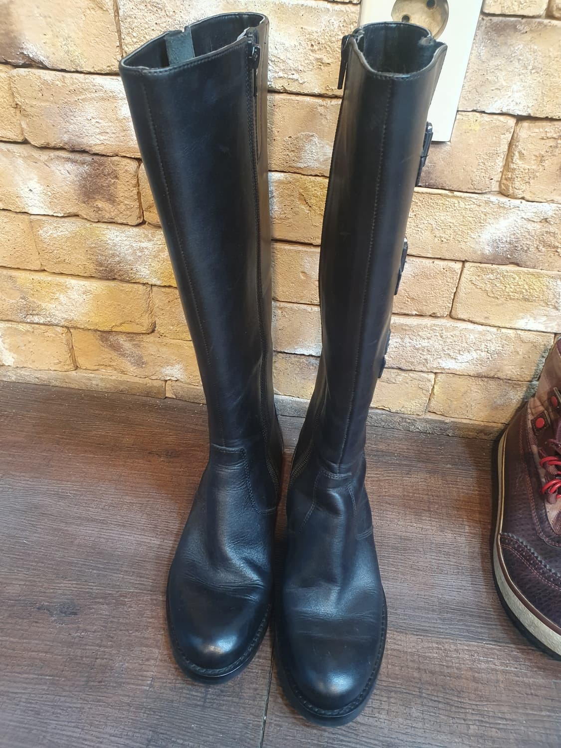 ECCO 블랙 롱부츠 35 상품이미지2