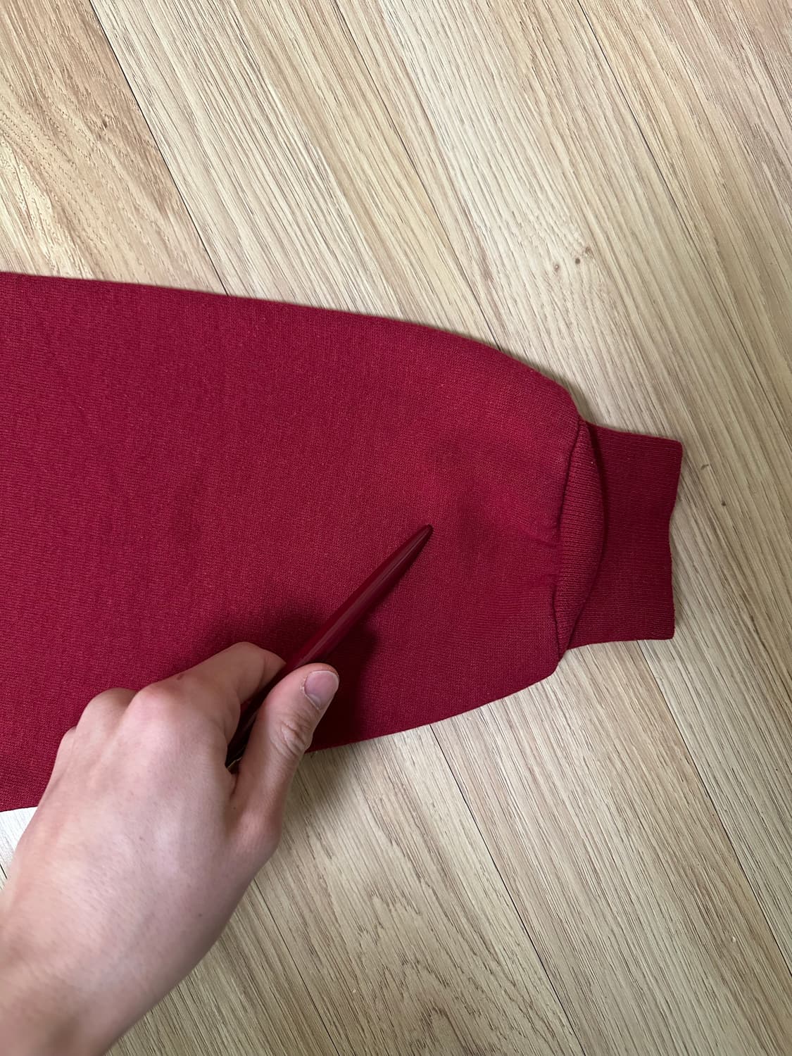 00s 빈티지 러셀 후드 레드 L 상품이미지9