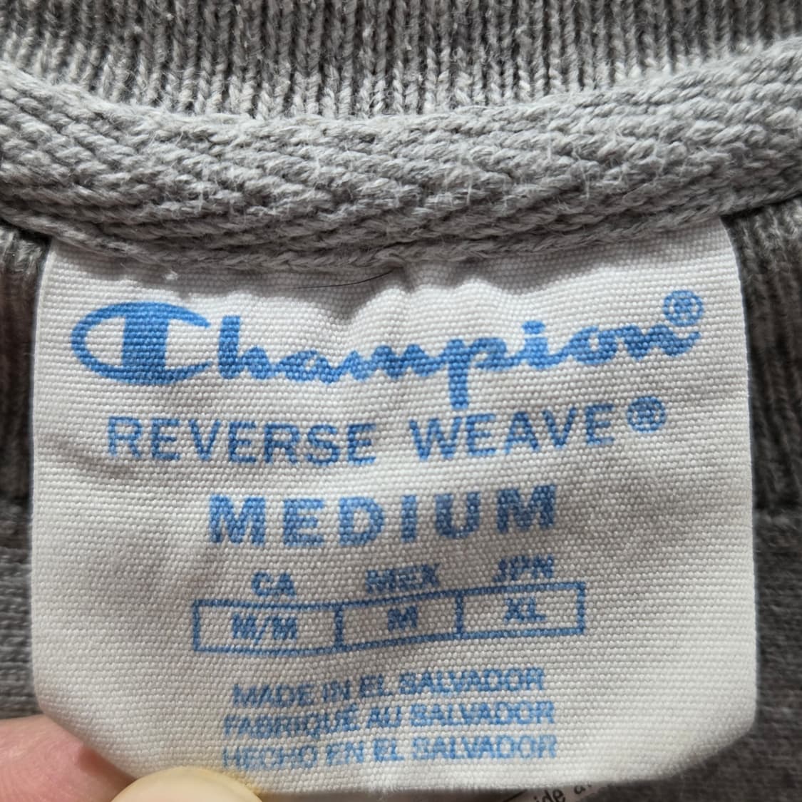 챔피온 블루택 리버스위브 노스웨스턴 자수 맨투맨 M 상품이미지3