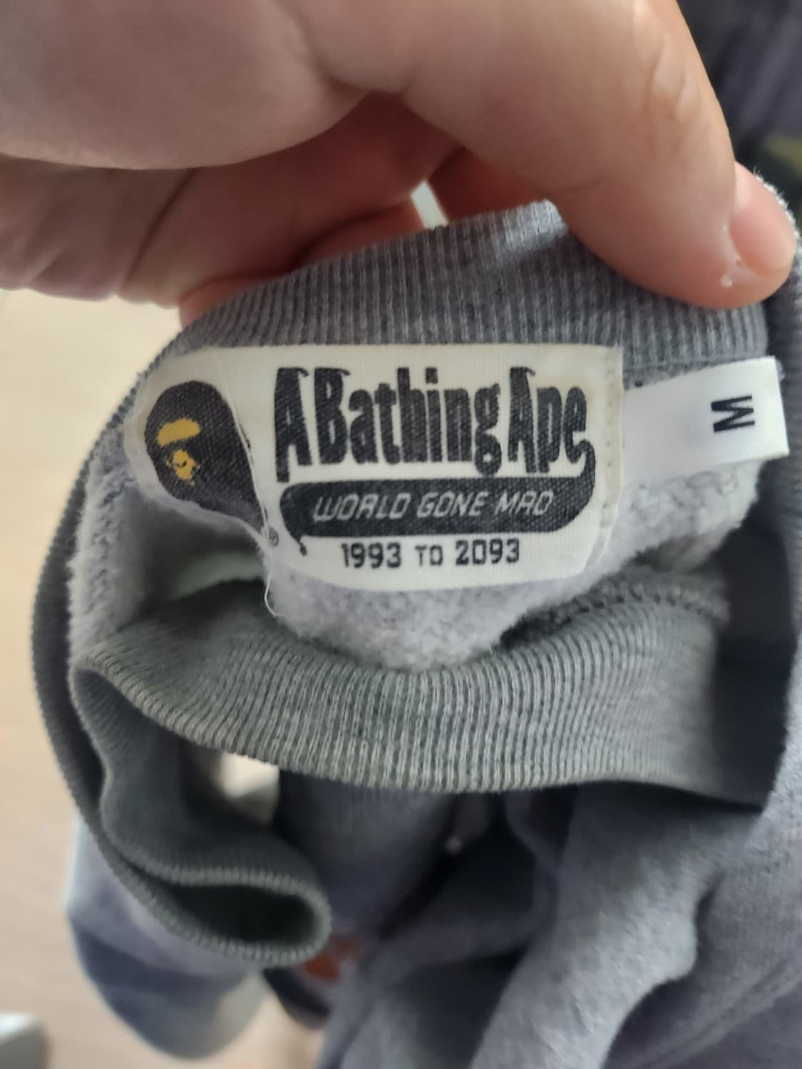 00's 베이프 크루넥 맨투맨 M사이즈 상품이미지4