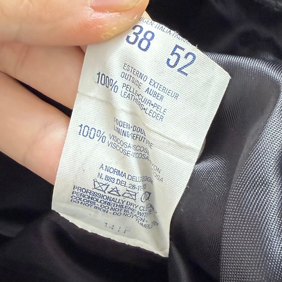 베르사체 아카이브 카우하이드 레더 팬츠 상품이미지9