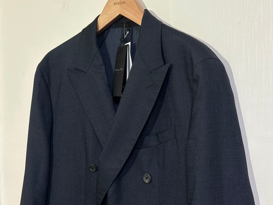 새상품 22SS) 마시모두띠 더블 블레이저 105/차콜그레이 상품이미지3