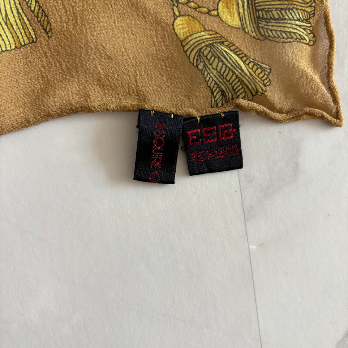 빈티지 에스콰이어 컬렉션 울 100 머플러 / 명화 스카프 상품이미지7