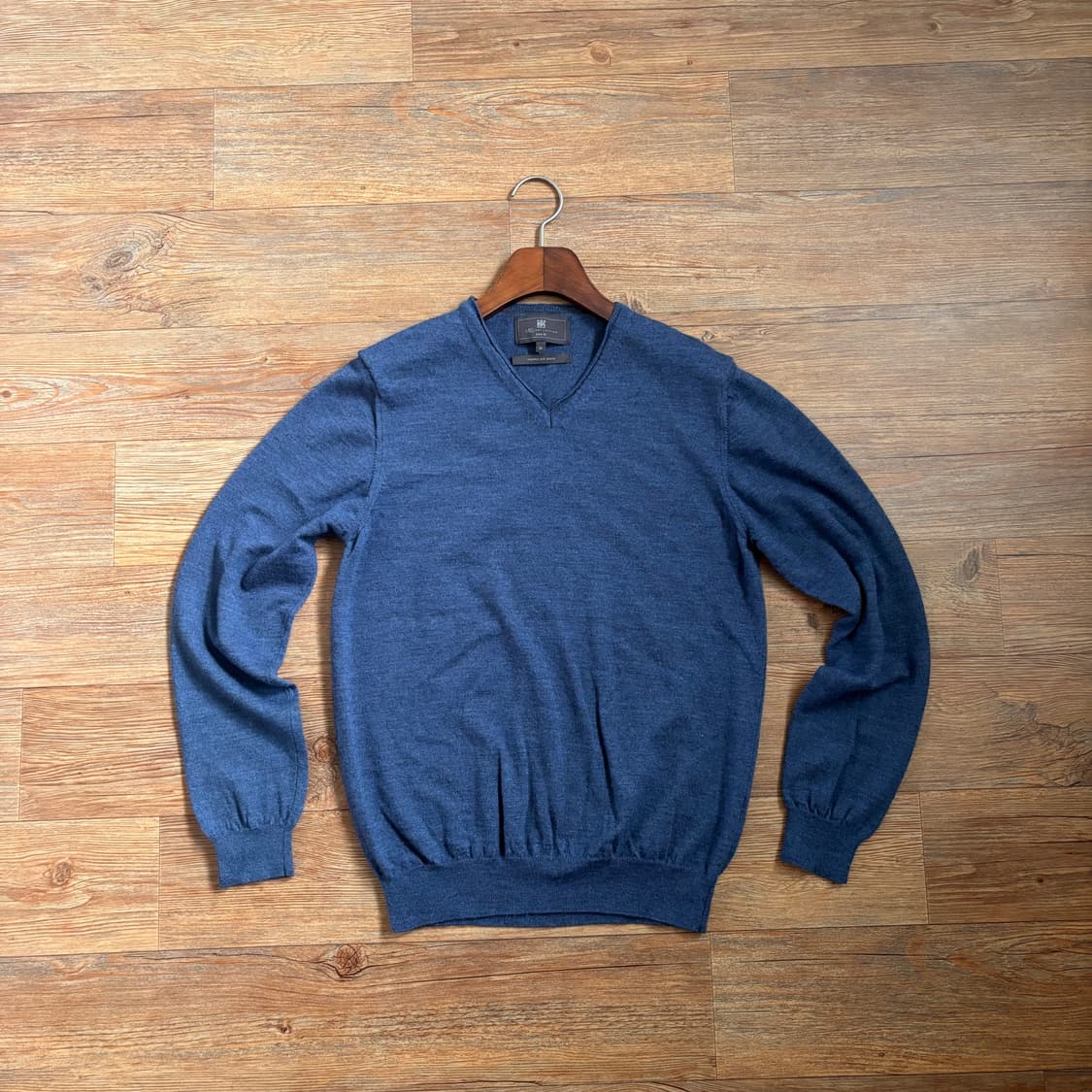 막스앤스펜서 이태리 여성 M 메리노울 실크 브이넥 니트 상품이미지5